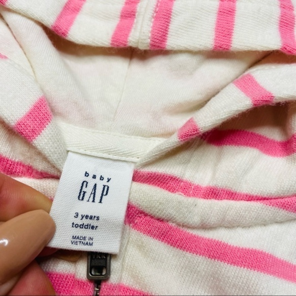 Gap Striped Logo Hoodie - Picture 4 of 5